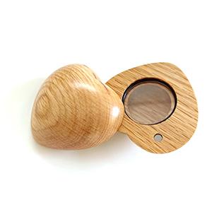 mini heart shape wooden box