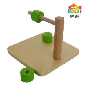 Discs on Horizontal Dowel