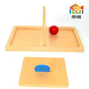 Imbucare board with disc and ball 