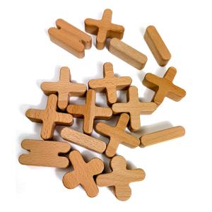 Board Games wooden parts cross sticks