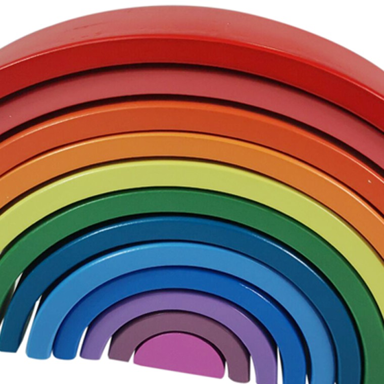Rainbow 12 pcs per set wooden toys