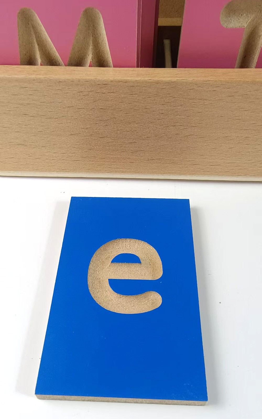 Russian wooden mini trace letters