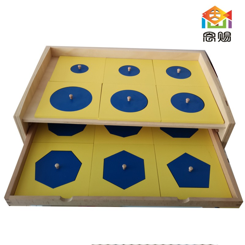 geometry cabinet montessori materials