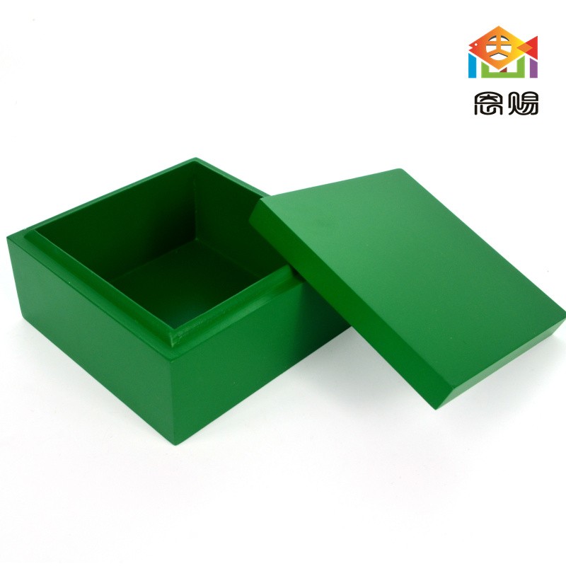 green wooden box