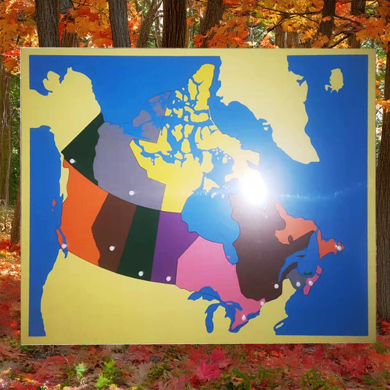 canada map puzzle
