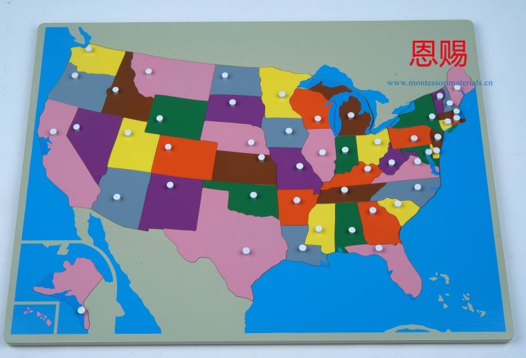 USA map puzzle