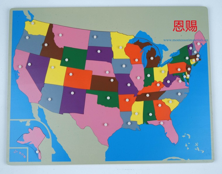 USA map puzzle