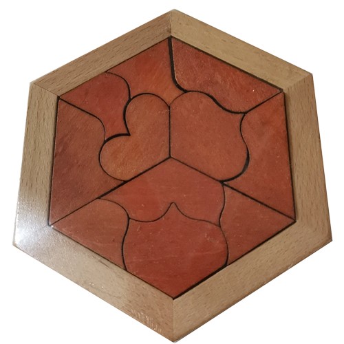 puzzle in wooden tray