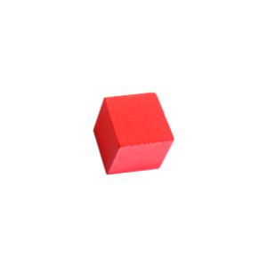 wooden cube pawns game parts